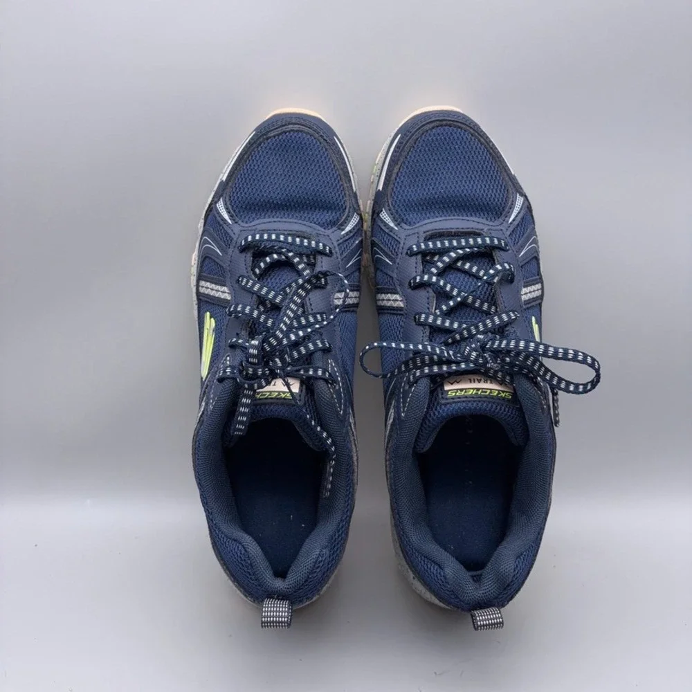Skechers Shoes Womens 8.5 Navy Mesh Trail Running Hillcrest Pure Escapade